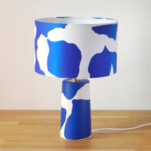 Load image into Gallery viewer, Blue and white lamp base 2