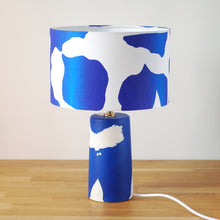 Load image into Gallery viewer, Blue and white lamp base 1