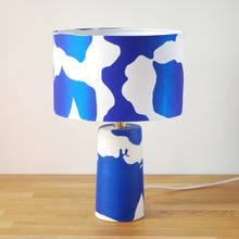 Load image into Gallery viewer, Blue and white lamp base 1